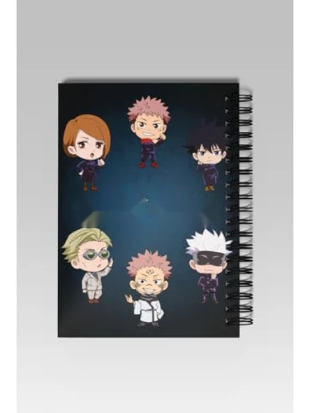 Çizgisiz A5 Not Defteri - Jujutsu Kaisen Temalı ürün görseli 1