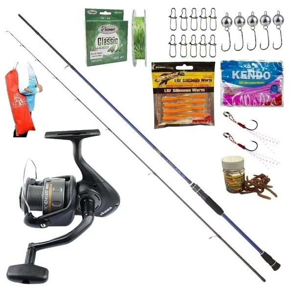 Okuma Revenger Rv-25 206mm 0,5-6gr Daiwa Samurai Lrf Olta Takımı Seti ürün görseli 1