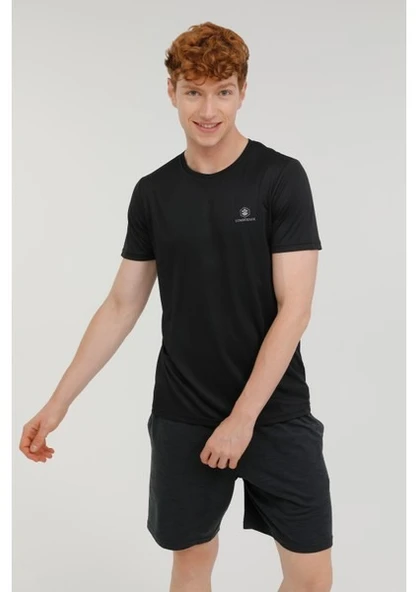 Lumberjack   6M,MB CT100 PES C T-SH 6FX Erkek Siyah T-Shirt - 102064367 ürün görseli 1