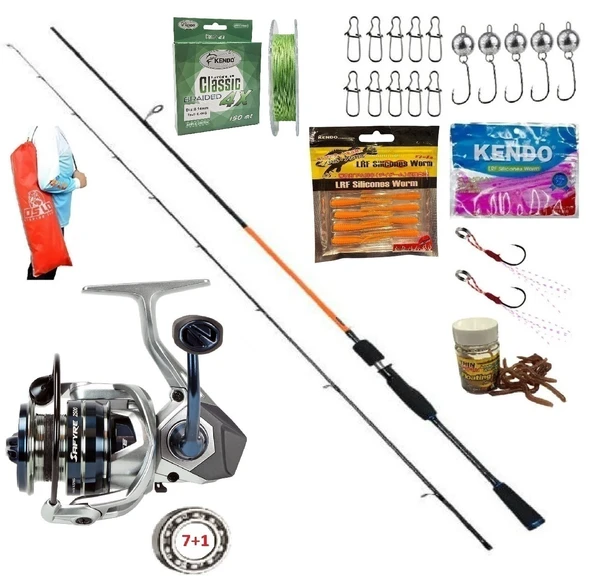 Okuma Safyre 2500 210mm 1-8gr Oslo Action Game Lrf Olta Takımı Seti ürün görseli 1