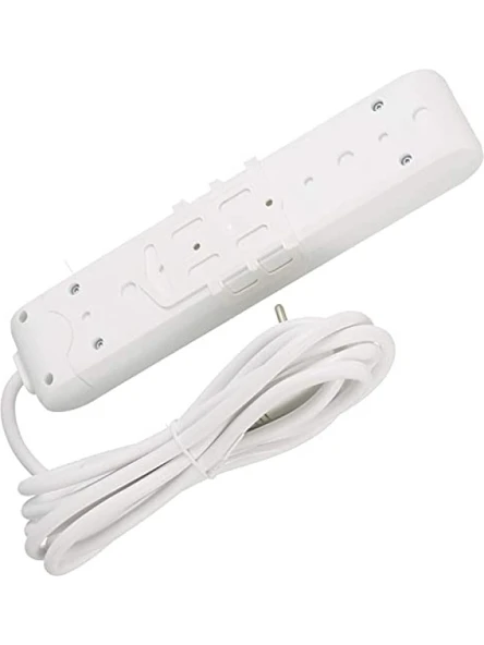 5'li Topraklı Kablolu Priz - 3 metre - Resim 3