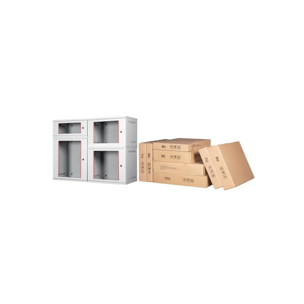 LANDE 12U 540x400 Soho Rack Kabinet (Demonte) ürün görseli 1