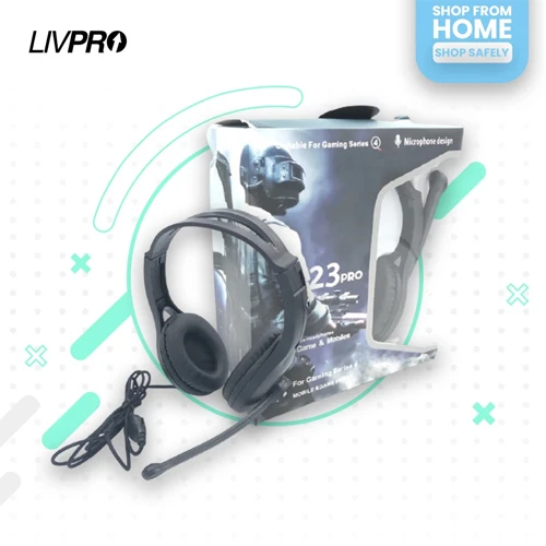 EYFEL Mikrofonlu Gaming Kulaklık Siyah XPRO SERİSİ ürün görseli 1