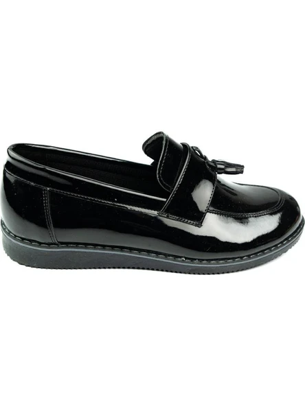 MİNİCAN MC-184-26 PÜSKÜL DETAYLI ÇOCUK LOAFER AYAKKABI ürün görseli 1
