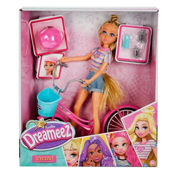 Dreameez Bisikletçi Bebek Oyun Seti ürün görseli 1