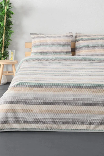 RELAX 3 PARÇA BATTANİYE SETİ COLORLİNES GRİ ürün görseli 1