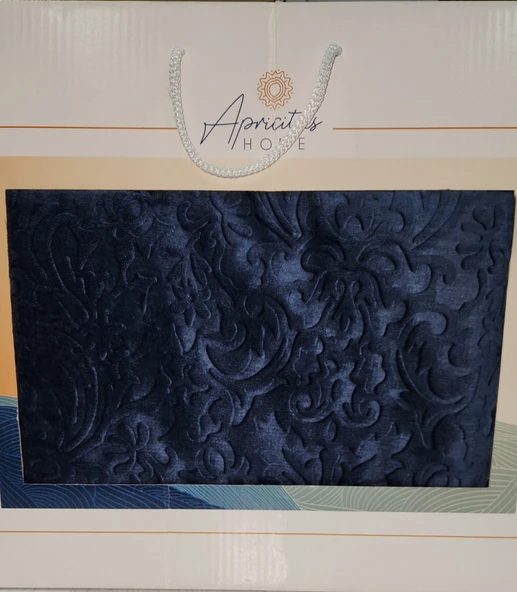 ELEGANT EMBOSS ÇİFT KİŞİLİK İSPANYOL BATTANİYE DENİM - Resim 6