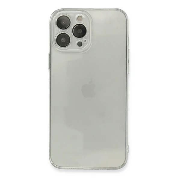 Newface iPhone 13 Pro Max Kılıf Fly Lens Silikon - Şeffaf ürün görseli 1