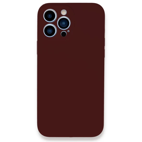 Newface iPhone 13 Pro Max Kılıf Lansman Legant Silikon - Bordo ürün görseli 1