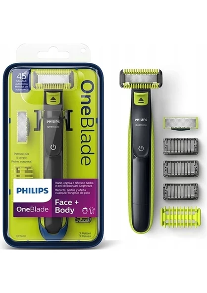 Philips OneBlade Şekillendirici Tıraş Makinesi (Yüz ve Vücut) - QP2620/20 ürün görseli 1