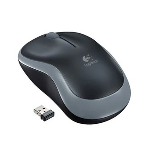 Logitech M185 910-002235 Kablosuz+USB Nano Alıcılı Siyah/Gri Mouse ürün görseli 1