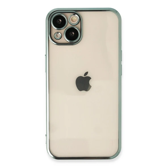 Newface iPhone 13 Kılıf Razer Lensli Silikon - Yeşil ürün görseli 1