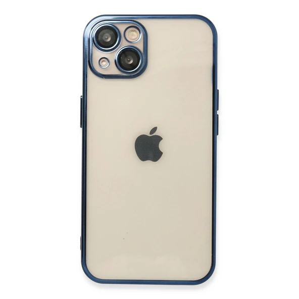 Newface iPhone 13 Kılıf Razer Lensli Silikon - Lacivert ürün görseli 1