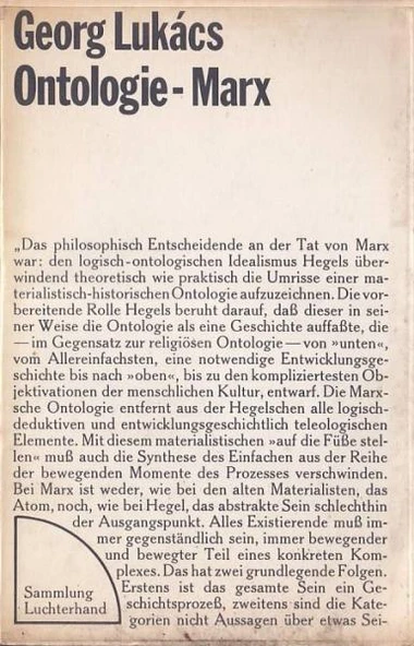 Ontologie Marx ürün görseli 1