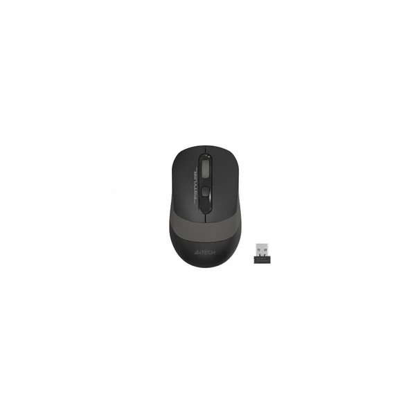 A4 TECH FG10S, Grey, SILENT, FSTYLER, 2,4Ghz Kablosuz, Optik Mouse, 10-15Metre, 4 Buton, Nano Alıcı ürün görseli 1