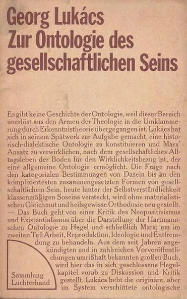 Zur Ontologie des gesellschaftlichen Seins ürün görseli 1