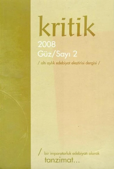 Kritik 2 Güz 2008 ürün görseli 1