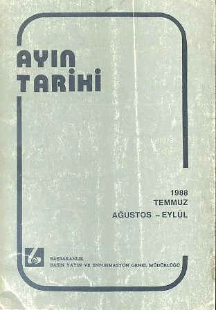 Ayın Tarihi Temmuz Ağustos Eylül 1988 ürün görseli 1