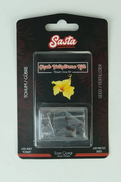 Sasta çiçek yetiştirme kiti - Ezan çiçeği ürün görseli 1