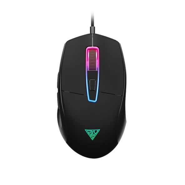 GAMDIAS ZEUS M5, RGB Aydınlatma, USB Kablolu,  7 Tuşlu, Gaming Mouse, 12.800 DPI, Siyah ürün görseli 1