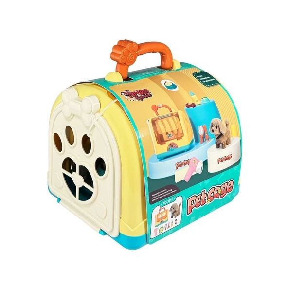 JND-3615 Taşıma Çantalı Hareketli Pilli Köpek Set (Pet Shop) -Sinerjim Oyuncak ürün görseli 1