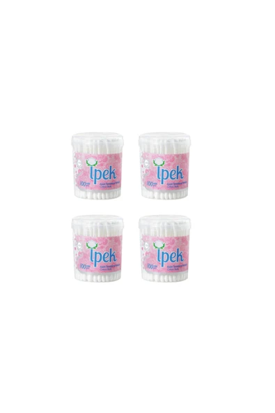 İpek Kulak Temizleme Pamuğu Çubuğu 100'lü X 4 Adet ürün görseli 1