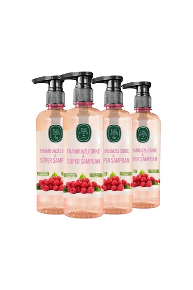 Eyüp Sabri Tuncer Frambuazlı Sirke & Süper Şampuan 500 ml, 4 Adet ürün görseli 1