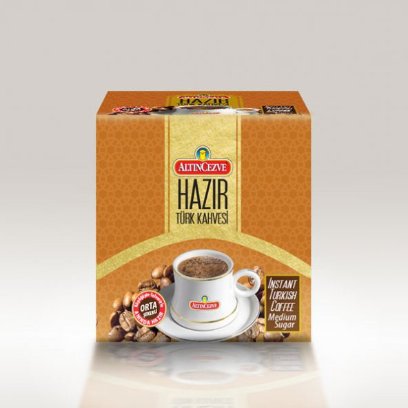 Altın Cezve Hazır Türk Kahvesi Orta Şekerli 20 x 9 G ürün görseli 1