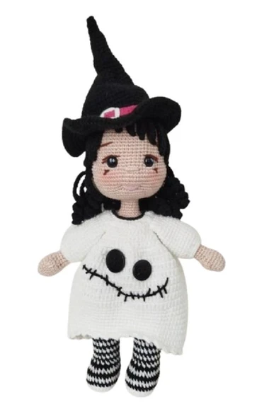 Tatlı Cadı Ruhsar Amigurumi Organik Oyuncak ürün görseli 1
