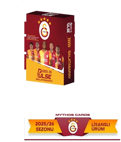 Mythos Galatasaray Futbolcu Kartları 2025-2026 Sezonu Lisanslı Ürün ürün görseli 1