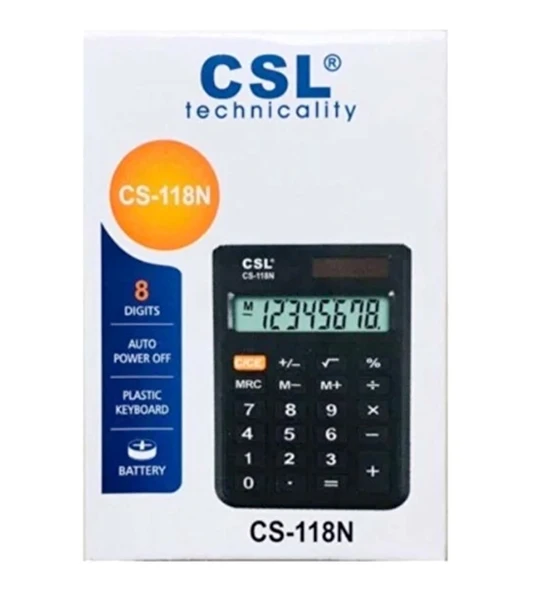 Csl Hesap Makinesi Küçük 8 Hane Cs-118N ürün görseli 1