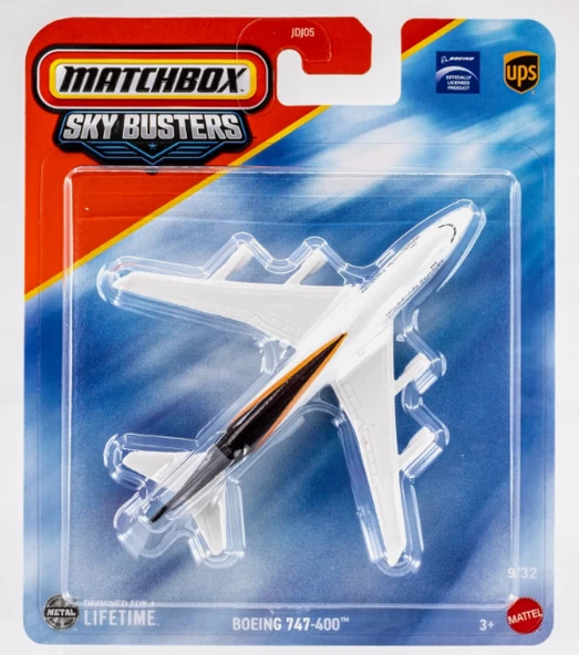 Matchbox Sky Busters - Boeing 747-400 - UPS (2025) ürün görseli 1