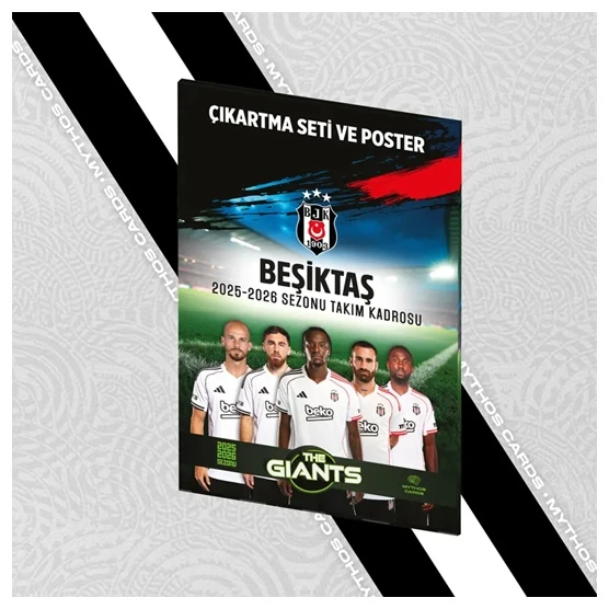Mythos Beşiktaş Poster ve Çıkartma Seti Lisanslı Ürün - 2 set ürün görseli 1