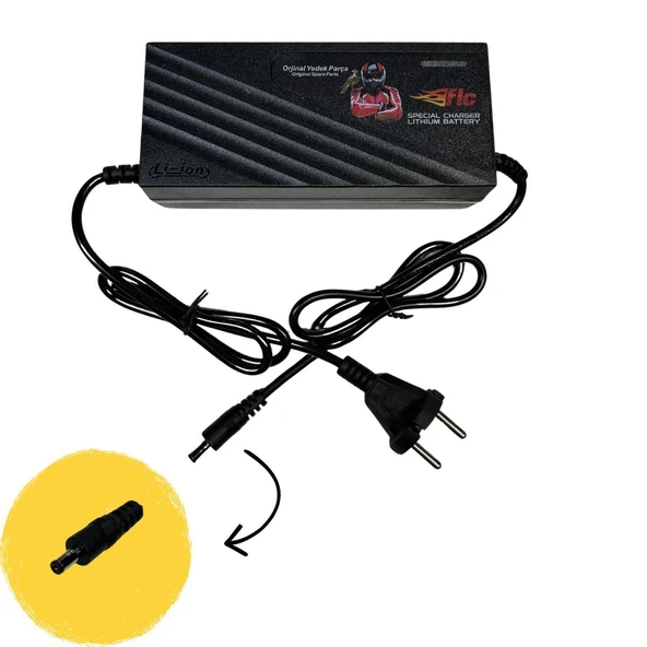 ŞARJ ALETİ 48V 2AH LİTYUM PEDAL DESTEKLİ ürün görseli 1