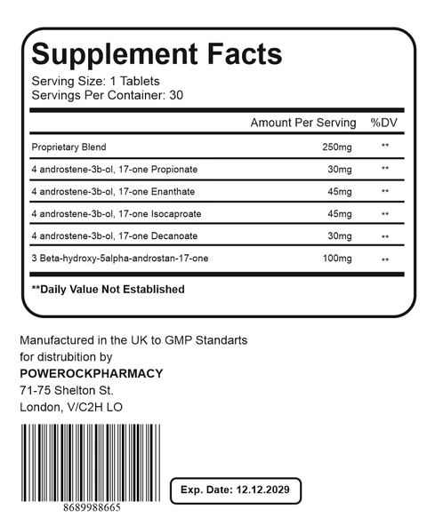Powerock Sustanon 250 30 Kapsül - Resim 3