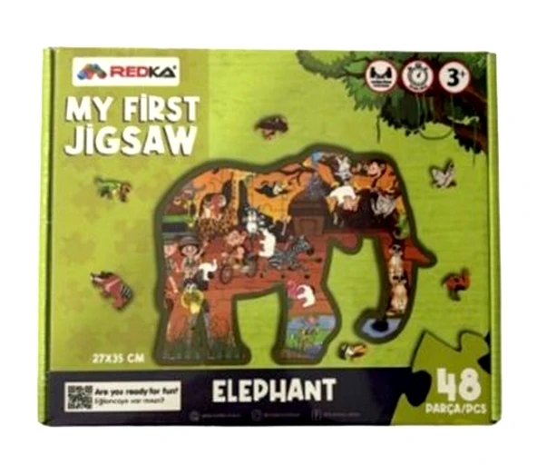 Redka My First Jigsaw Fil Puzzle 48 Parça ürün görseli 1