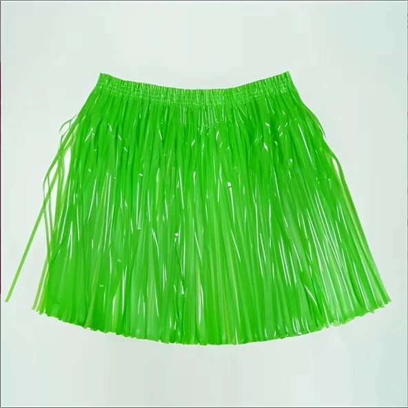 Neon Yeşil Hawaii Parti Eteği 40 cm ürün görseli 1