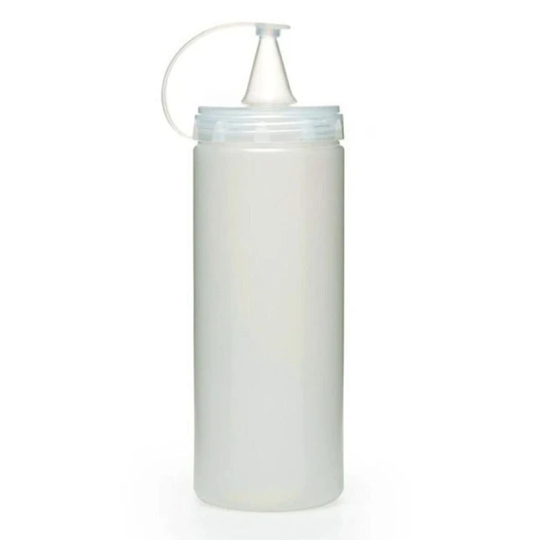 Şeffaf Kapaklı Sızdırmaz Yağlık Sosluk Şişesi Plastik Yağdanlık 400 ml AP-9028 ürün görseli 1