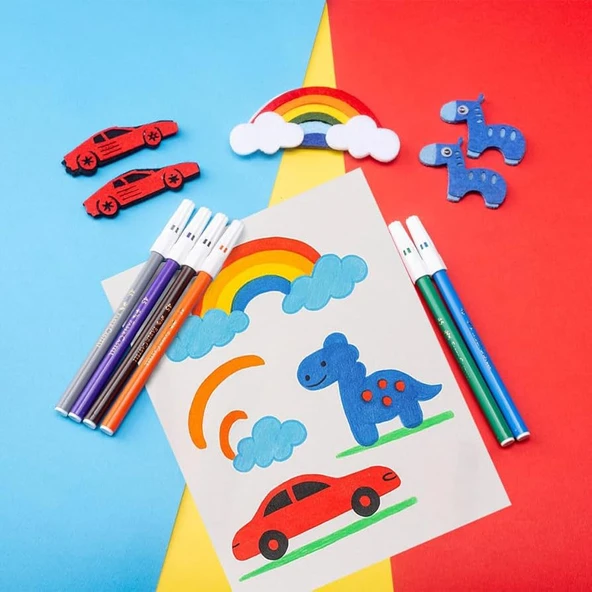 Faber-Castell Keçeli Kalem 20 Renk - Resim 5