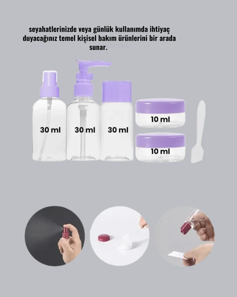 5Lİ SEYAHAT ŞİŞESİ - Resim 4