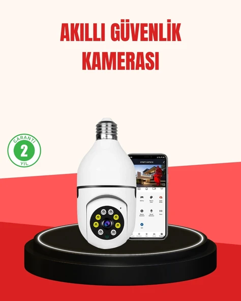 Hareket Algılamalı Kablosuz Akıllı Ev Güvenlik Kamerası ürün görseli 1