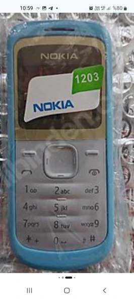 Nokia 1203 1202 uyumlu kapak ve orta kasa ürün görseli 1