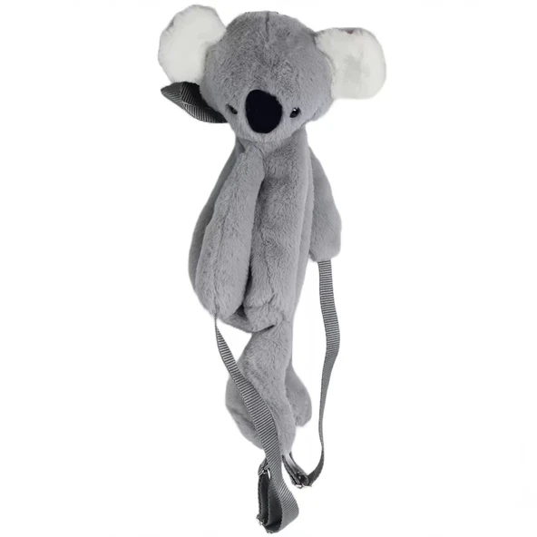 Koala Peluş Çanta Gri - Resim 2