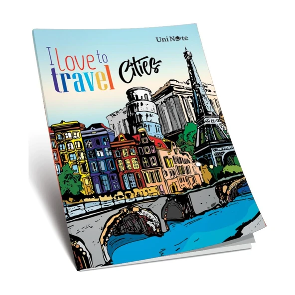 Uni Note A4 Colormaxi Kaye Defter (Dikişli) Karton Kapak Kareli 80 Yaprak 80/4 13008 (12 Li Paket) ürün görseli 1