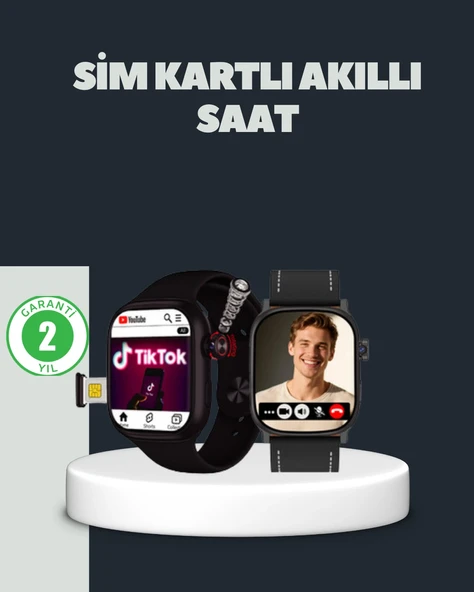 Sım Kartlı Gps Destekli Akıllı Saat Sesli Görüşmeli ürün görseli 1
