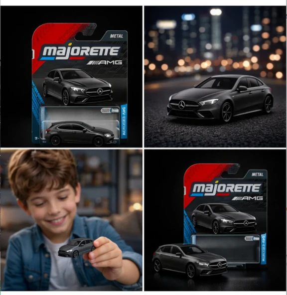 Majorette Amg Series Exclusive Mercedes - AMG A 35 Black Edition ürün görseli 1