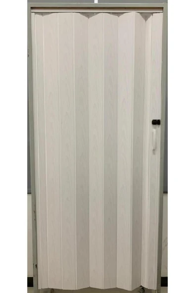 Akordeon Kapı Kibar Modeli, Akağaç Ahşap Desenli, 84x216cm ürün görseli 1