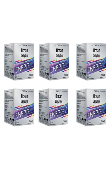 Ocean Daily One Energy 30 Tablet 6'lı Paket ürün görseli 1