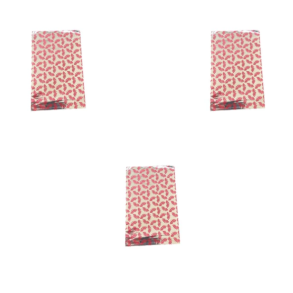 Omeyva Desenli Metalize Hediye Paketi Yapışkanlı Torba Poşet - 12x17 Cm. - 100 Adetlik 3 Paket ürün görseli 1