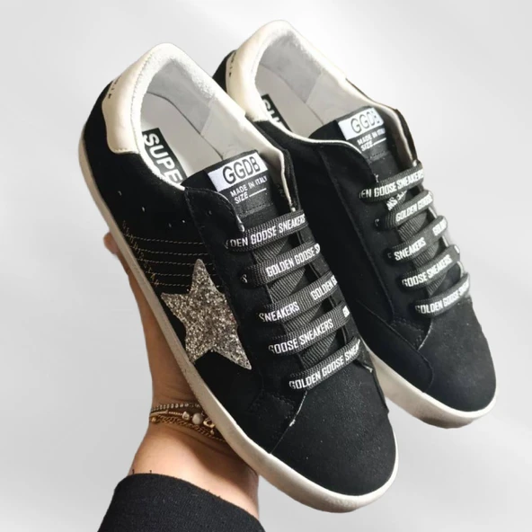 Golden Goose Deluxe Black Kadın Sneaker Spor Ayakkabı ürün görseli 1